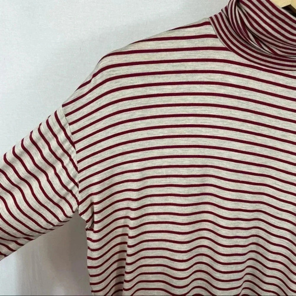 Project Social  T PST Mixed Stripe Turtleneck Top Size M - Picture 5 of 9